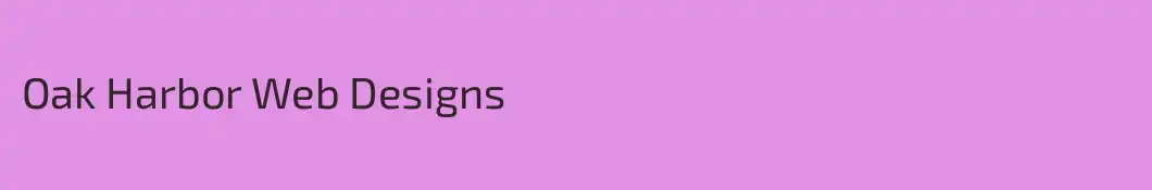 Oak Harbor Web Designs